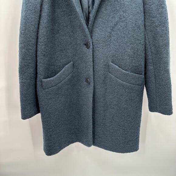 MARC NEW YORK Paige Bouclé Coat in Dark Teal // 14 - Picture 7 of 13